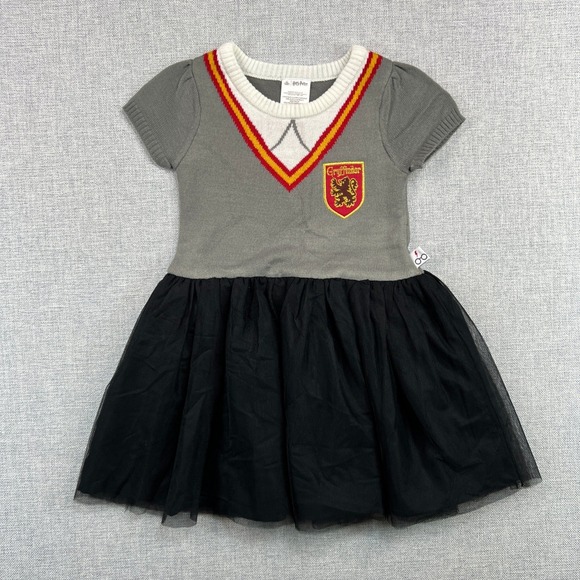 Other - Harry Potter Gryffindor Sweater Dress Knit Tulle Skirt Girls 4T Wizarding World